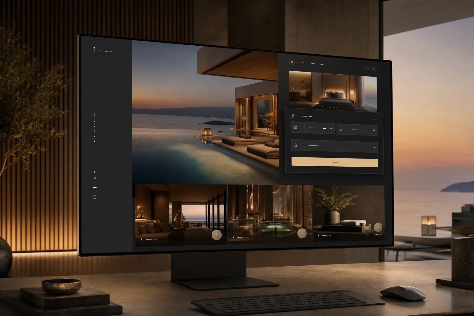 Concept de site internet premium pour hôtel et spa de luxe